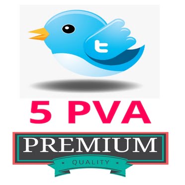 5 Fresh Twitter PVA Accounts