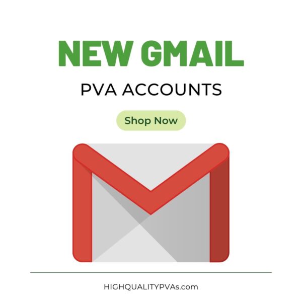 New Gmail PVA Accounts