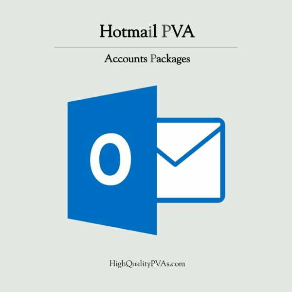 Hotmail Email PVA Accounts Packages