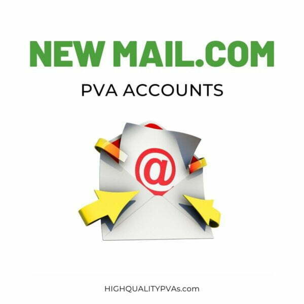 New Mail.com Emails PVA Packages