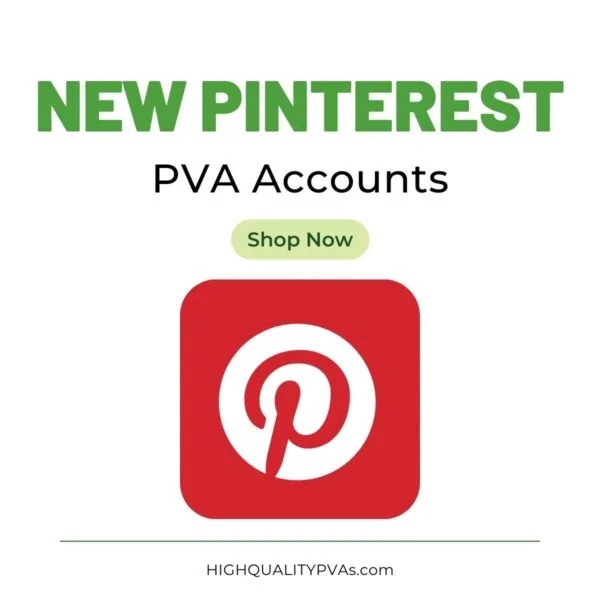 New Pinterest PVA Accounts
