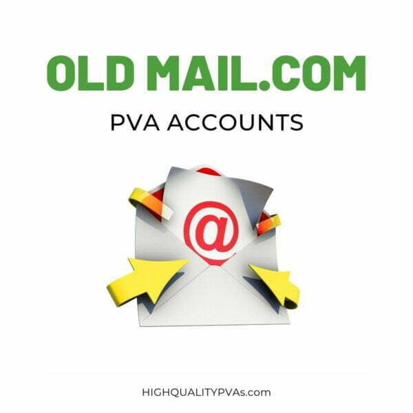 Old Mail.com Emails PVA Packages