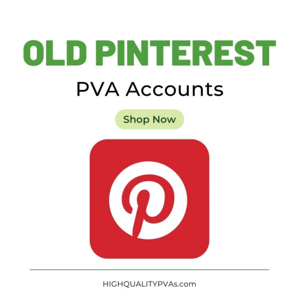 Old Pinterest PVA Accounts