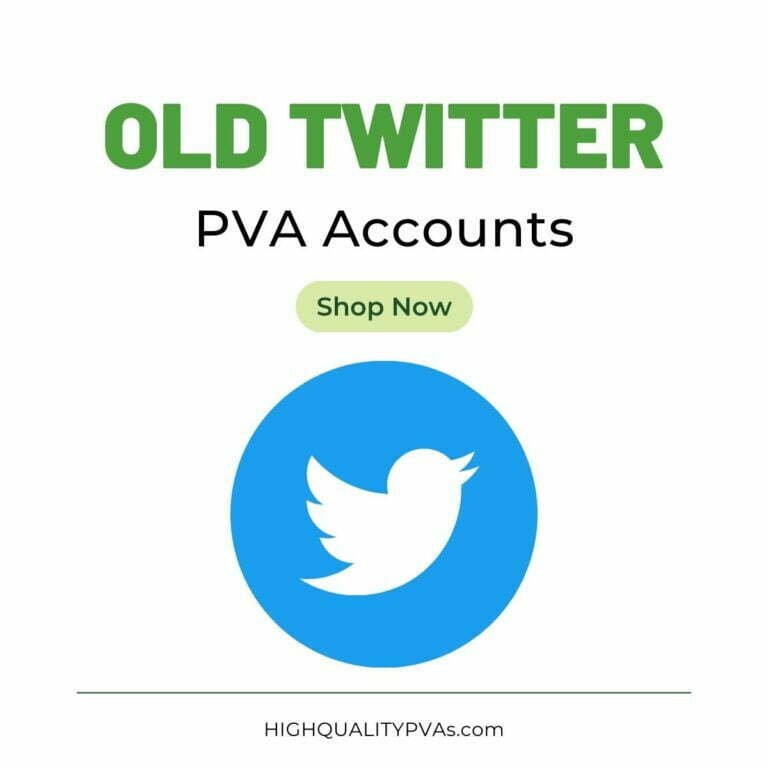 Buy Old Twitter PVA Accounts - HighQualityPVAs