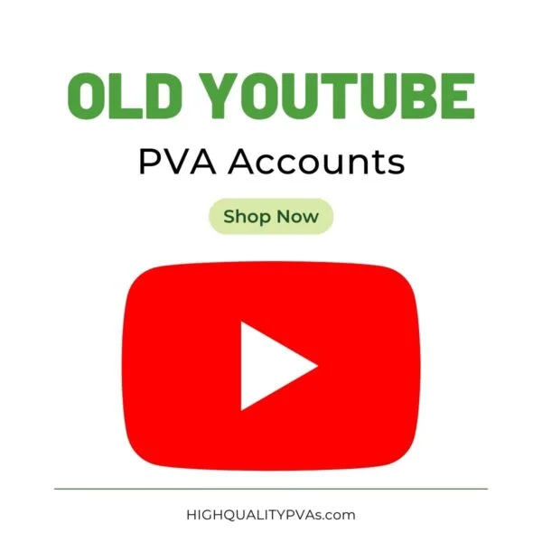Old Youtube PVA Accounts