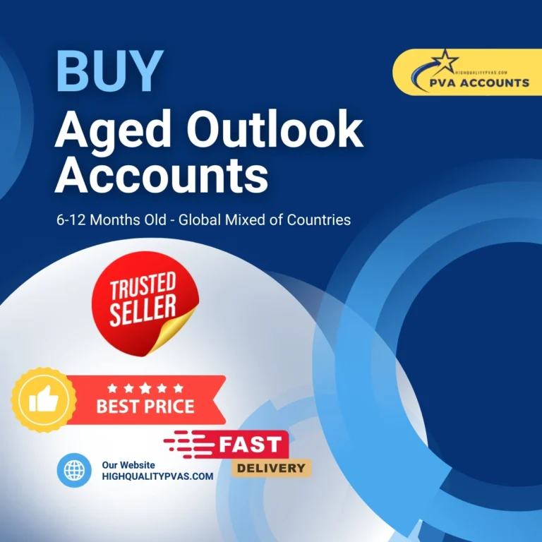 Buy Aged Outlook Accounts (6-12 Months) - Global Regions