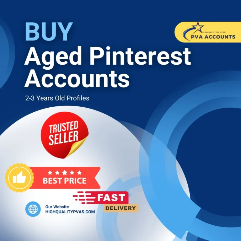 Buy Aged Pinterest Accounts (2-3 Years Old) Buy Aged Pinterest Accounts (2-3 Years)