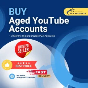 Buy Aged YouTube Accounts (1-3 Months)