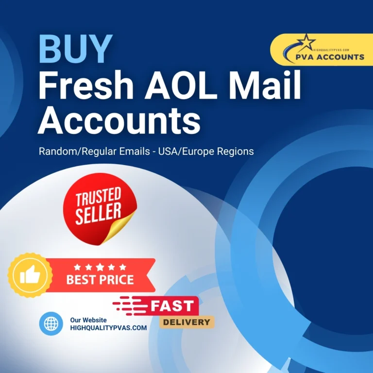 Buy Fresh USA/Europe AOL Mail Accounts