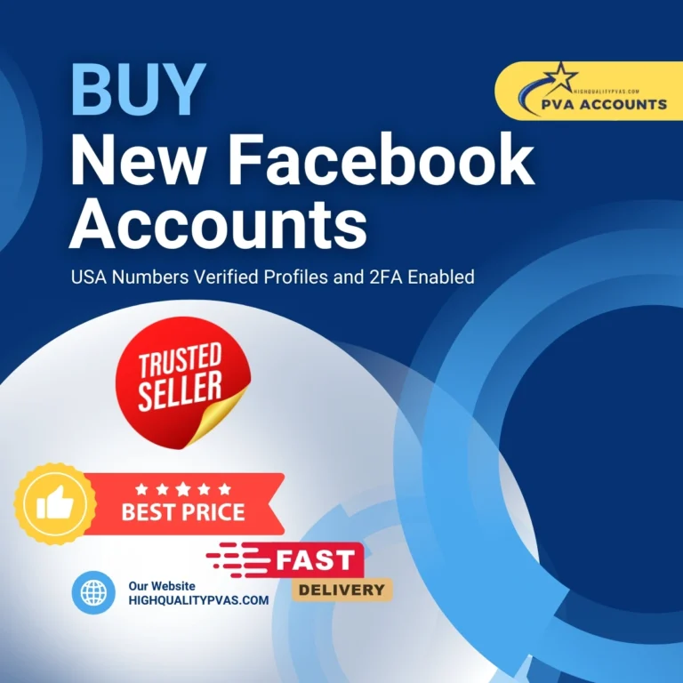 Buy New Facebook Accounts (USA Numbers Verified)