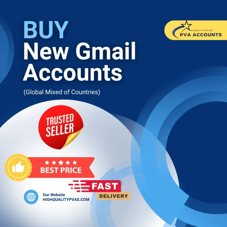 Buy New Gmail Accounts (Global Regions)
