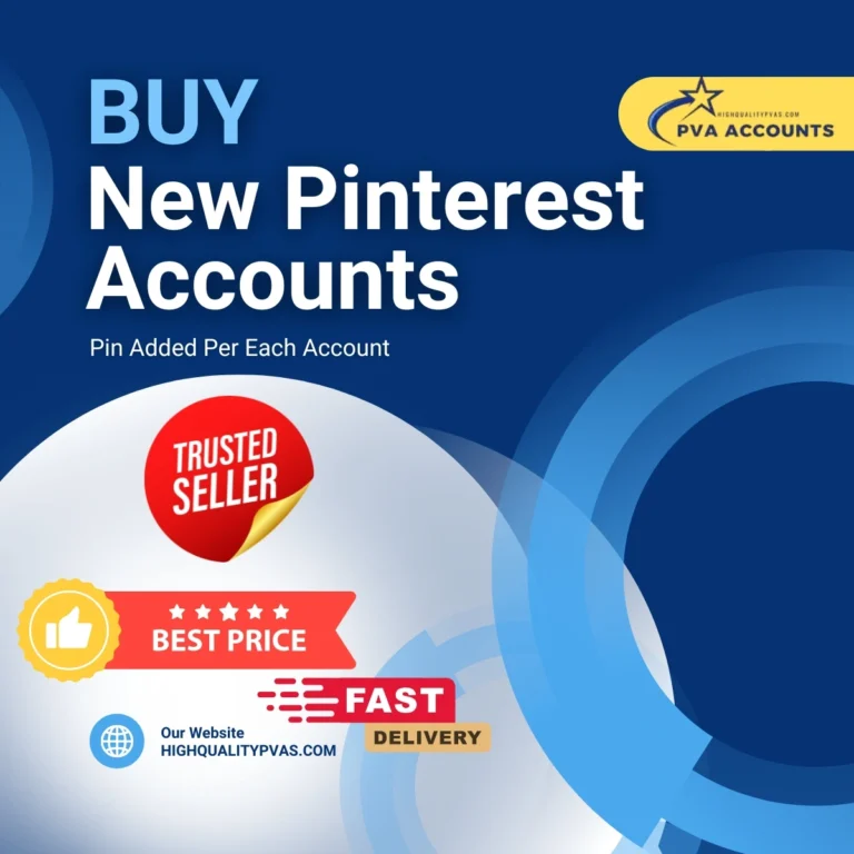 Buy New Pinterest Accounts (Pins Added) Buy New Pinterest Accounts (Pins Added)