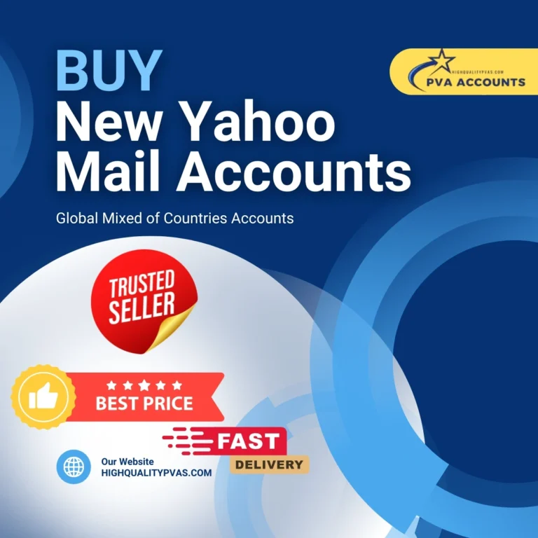 Buy New Yahoo Mail Accounts (Global Regions)