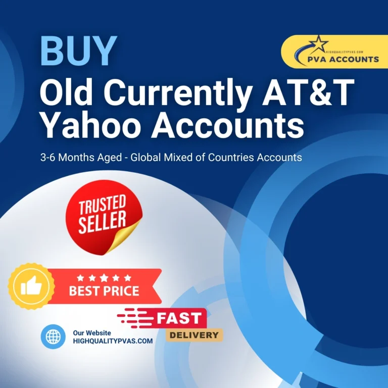 Buy Old Currently ATT Yahoo Mail Accounts (3-6 Months)
