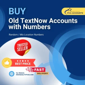 Buy Old TextNow Accounts (Random Locations)