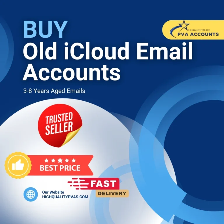 Buy Old iCloud Email Accounts (3-8 Years)